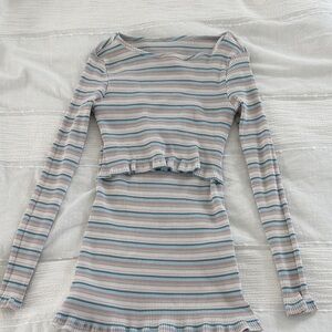 Nursing long sleeve top